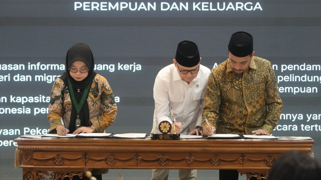 penandatanganan pekerja migran